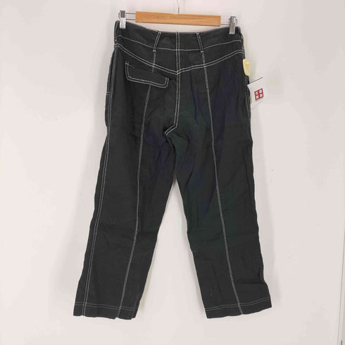 ブルーウィリーズ BLUE WILLIS リネン ステッチストレートパンツ レディース  38